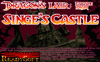 Dragons Lair Escape from Singes Castle